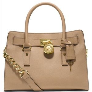 Michael Kors East West Hamilton Medium Convertible Tote